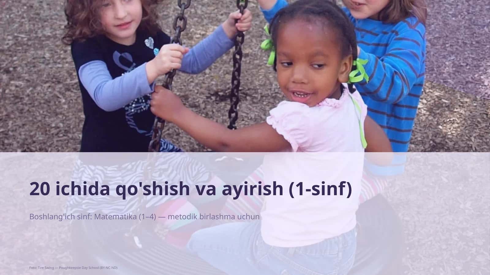 Boshlang'ich sinf: Matematika (1– 1