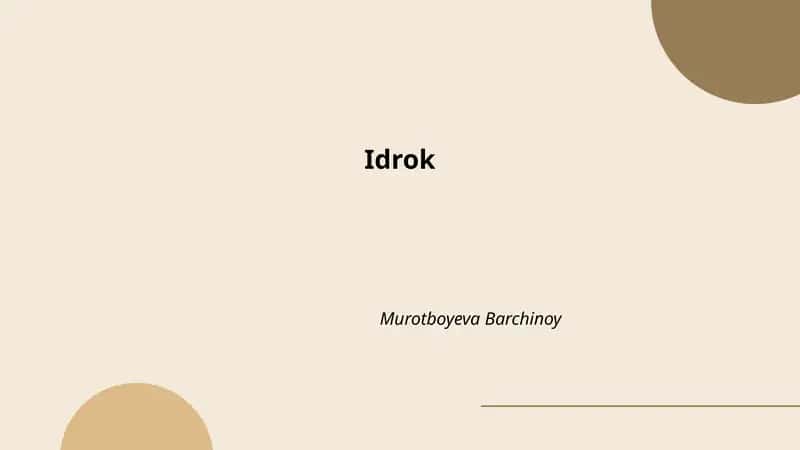 Idrok 1