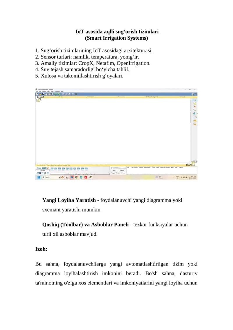 IoT asosida aqlli sug‘orish tizimlari (Smart Irrigation Systems) 1