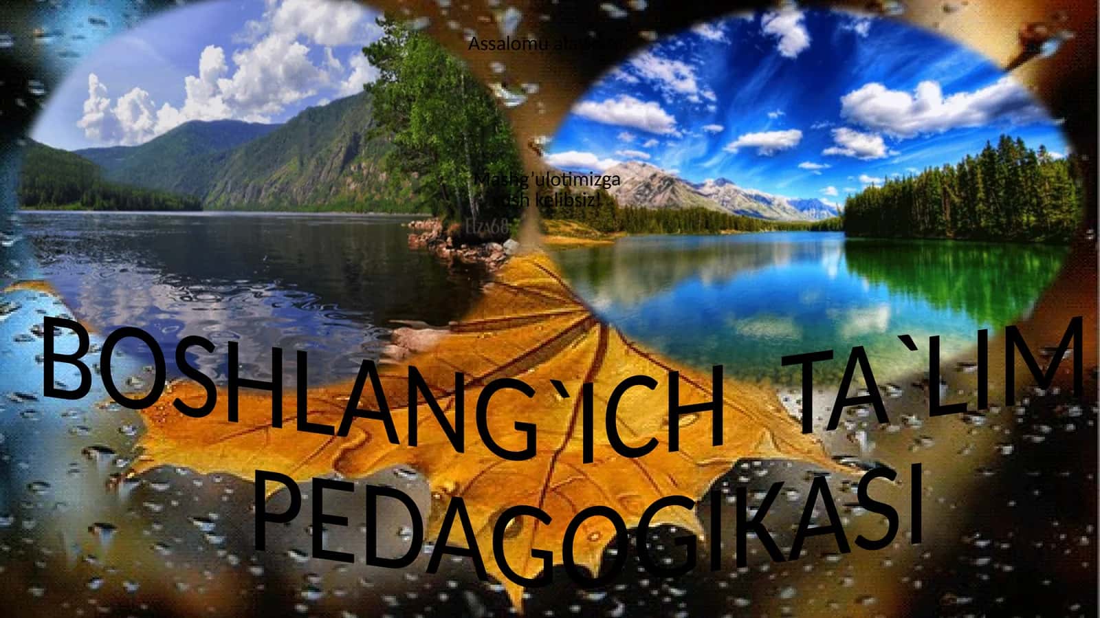 SHARQ UYG‘ONISH DAVRIDA BOSHLANG‘ICH TA’LIMGA OID PEDAGOGIK FIKRLARNING RIVOJLANISHI 1