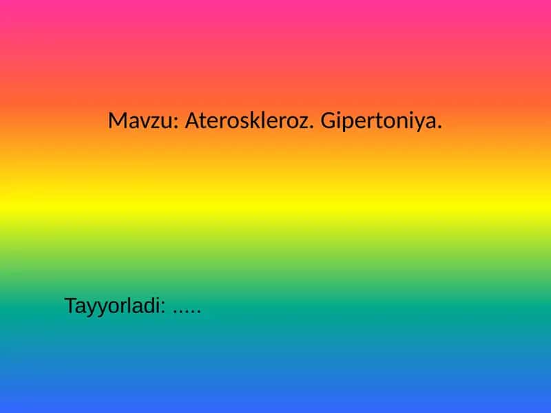ATEROSKLEROZ 1