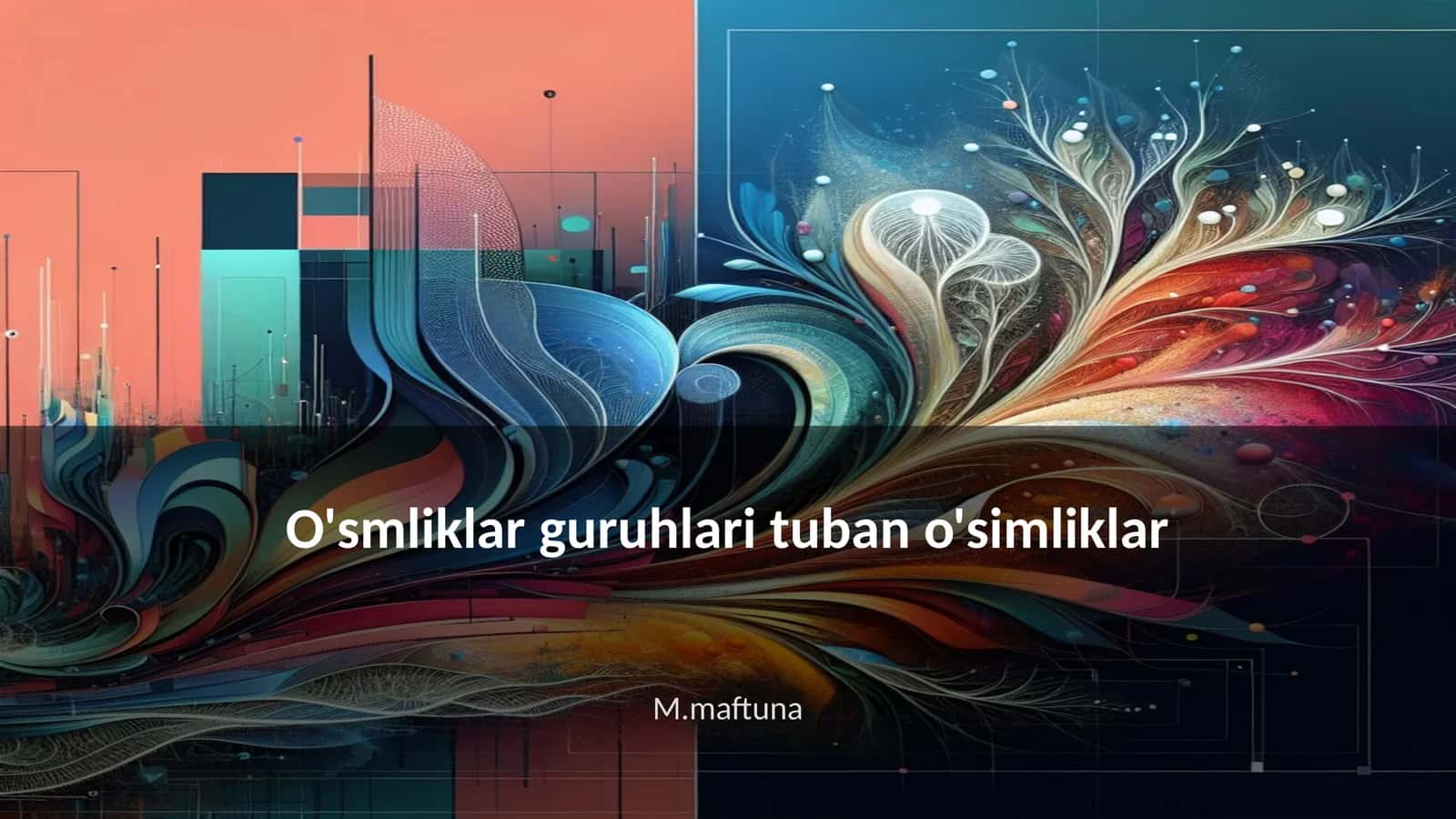 Tuban o'simliklar 1