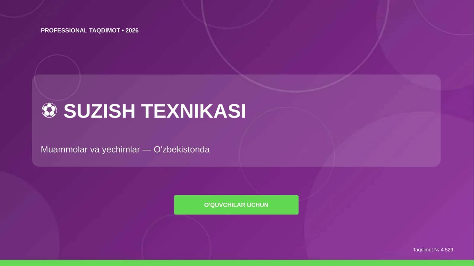 SUZISH TEXNIKASI 1