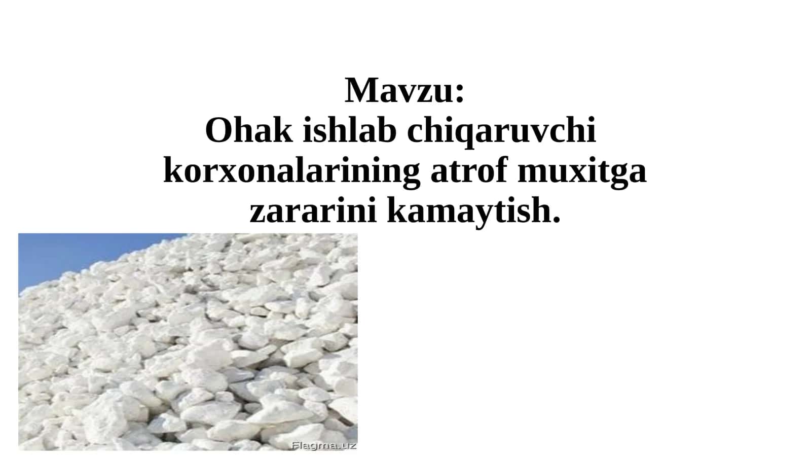 Ohak ishlab chiqarish 1