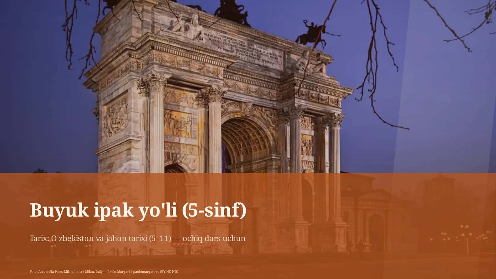 Buyuk ipak yo'li (5-sinf) 1