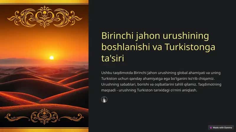 Birinchi Jahon urushi 1