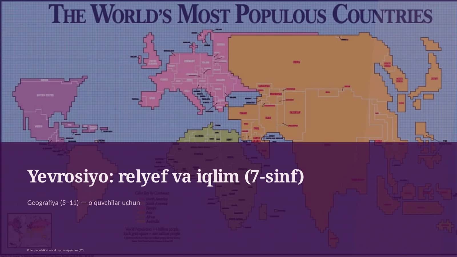 Yevrosiyo: relyef va iqlim (7-sinf) 1