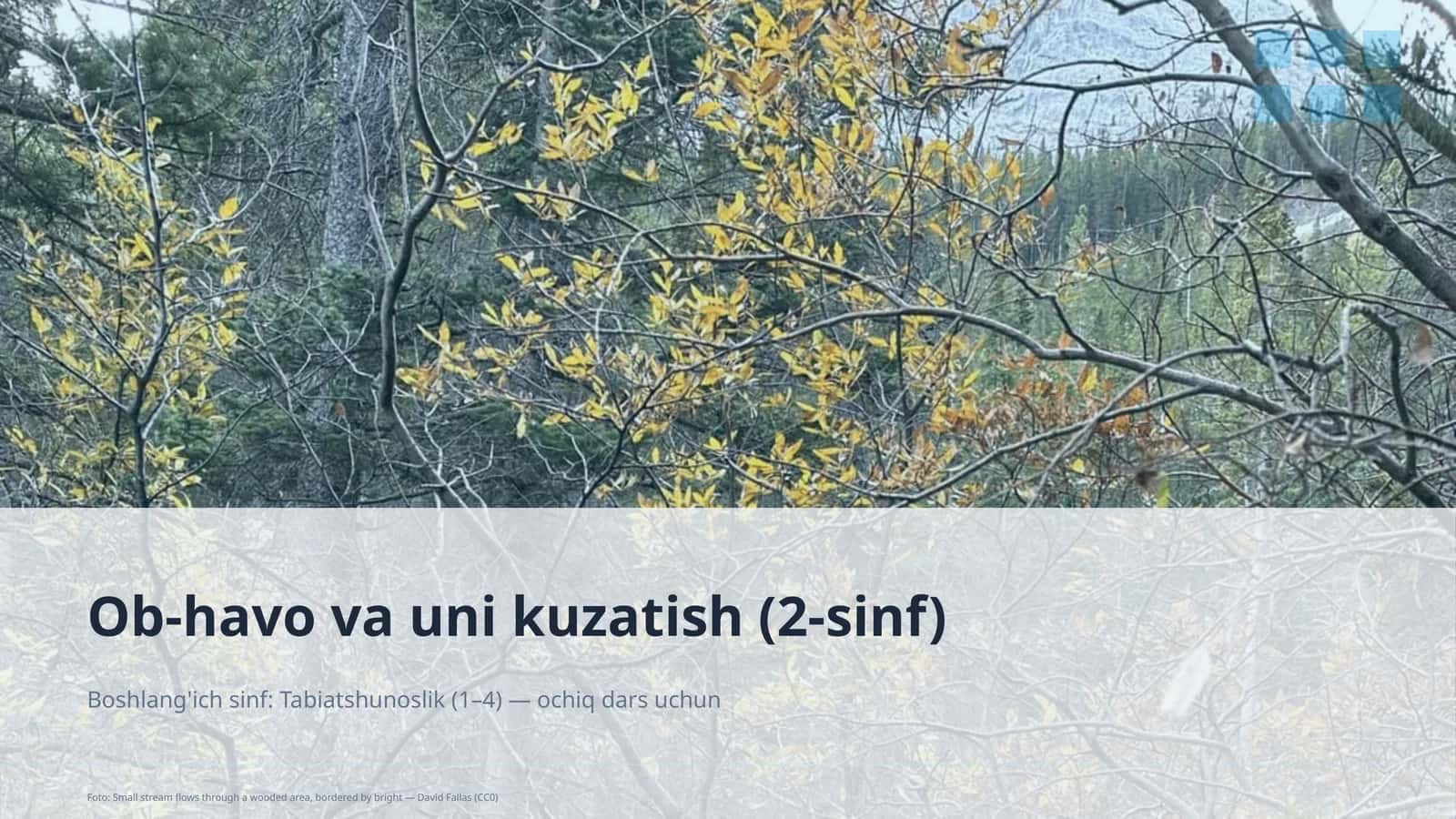 Ob-havo va uni kuzatish (2-sinf) 1