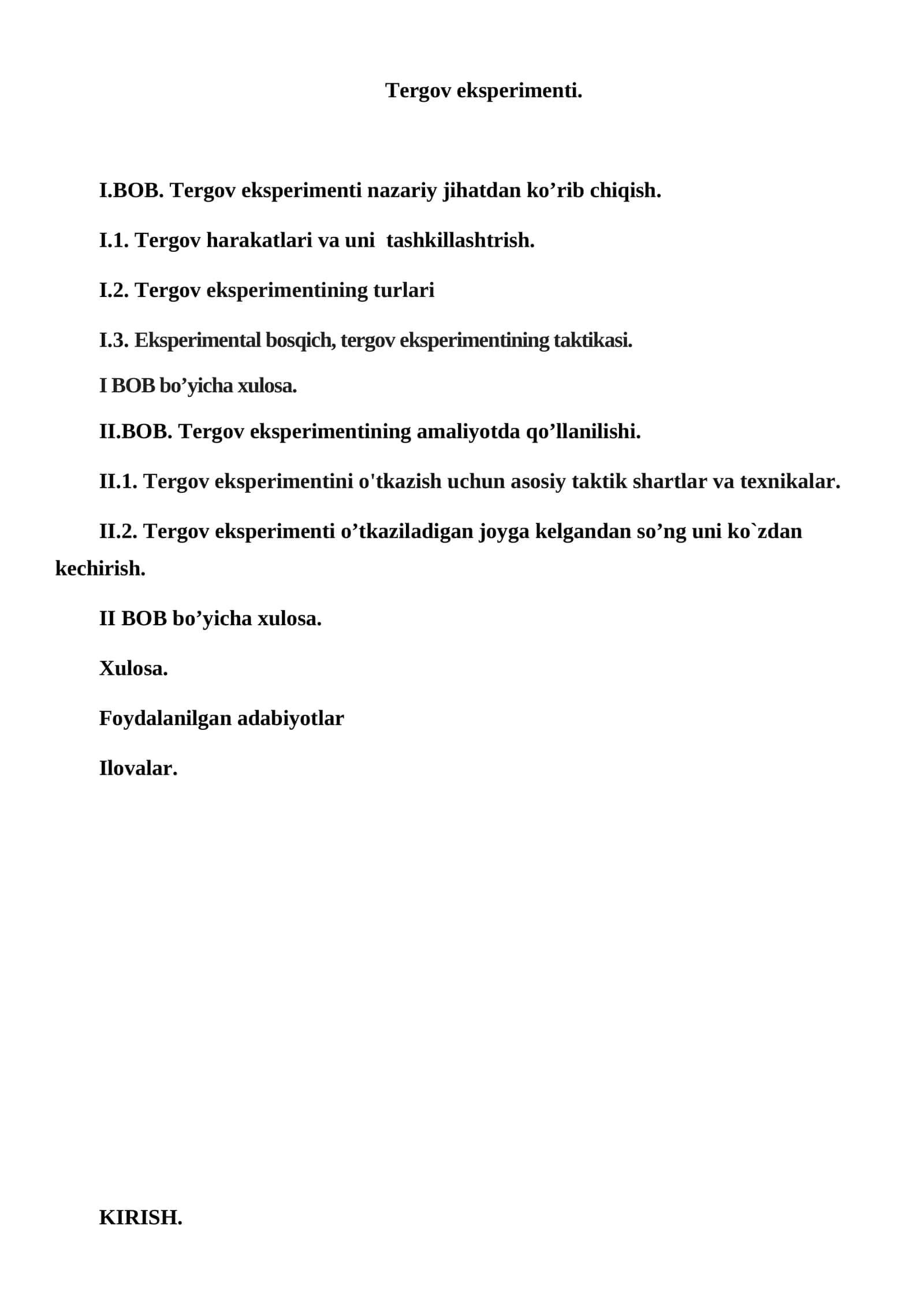 Tergov eksperimenti 1