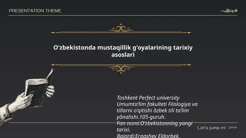 Oʻzbekistonning yangi tarixi 1