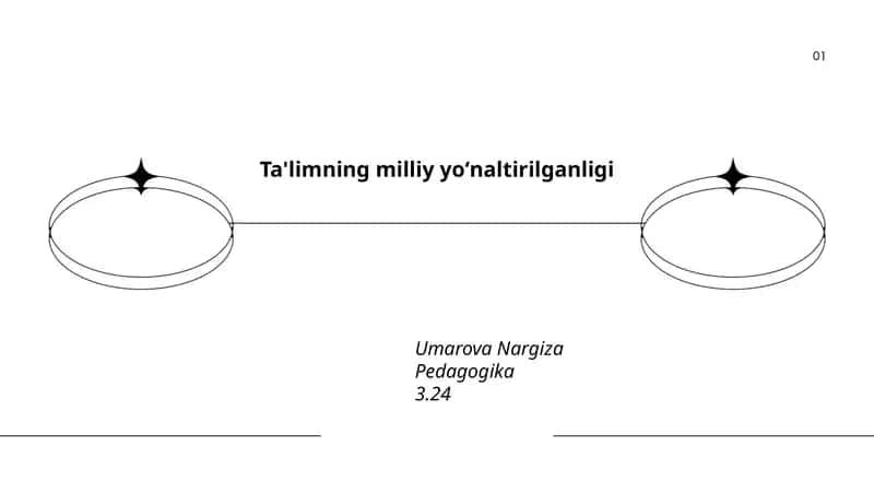 Ta'limning milliy yo'nalishi 1