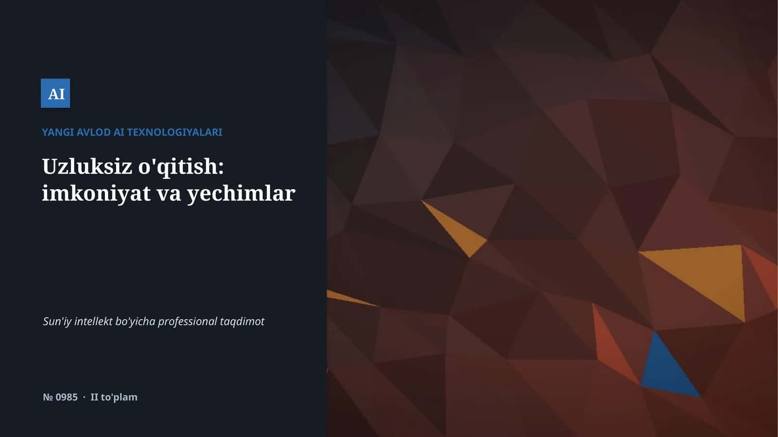 YANGI AVLOD AI TEXNOLOGIYALARI 1
