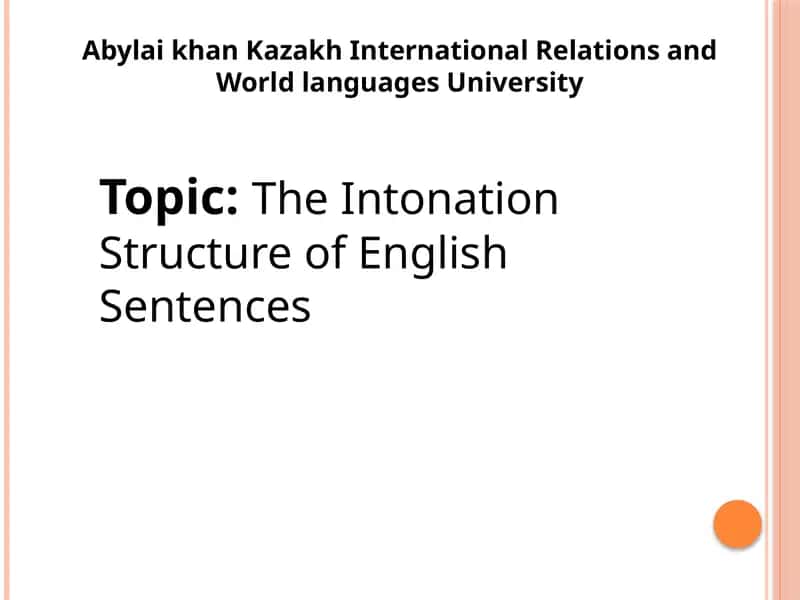 phonetics sentence stress 1