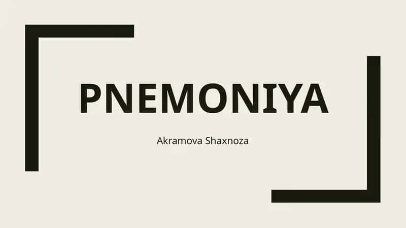 Pnemoniya 1