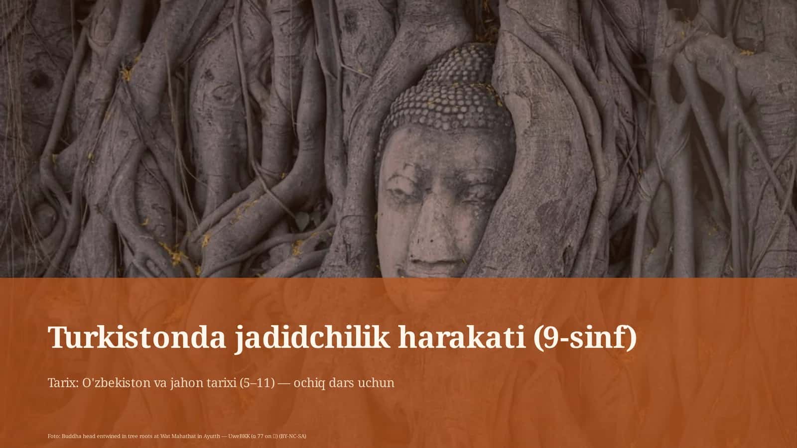 Turkistonda jadidchilik harakati (9-sinf) 1