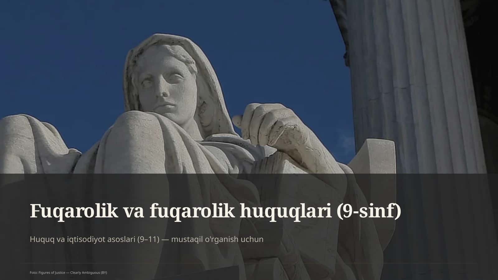 Fuqarolik va fuqarolik huquqlari (9-sinf) 1