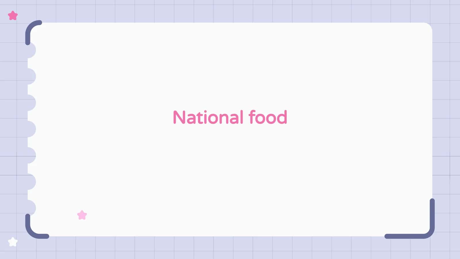 National food 1