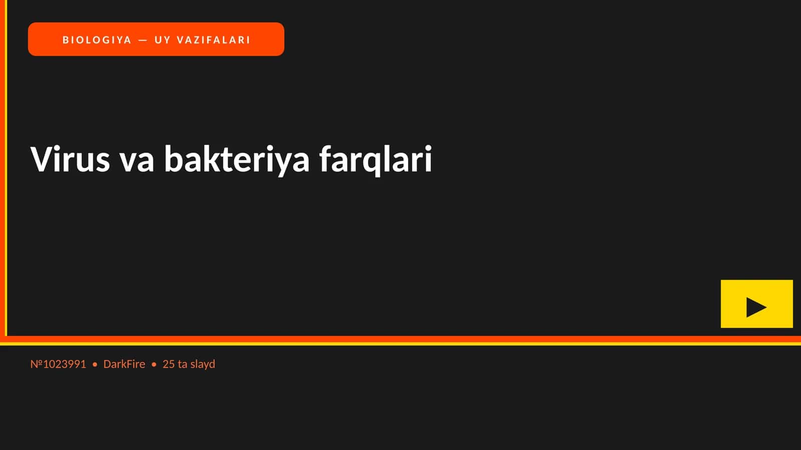 Virus va bakteriya farqlari 1