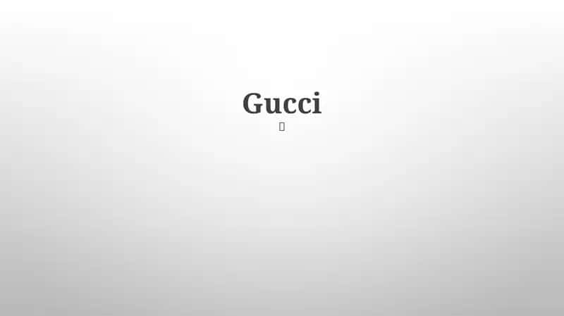 Gucci 1