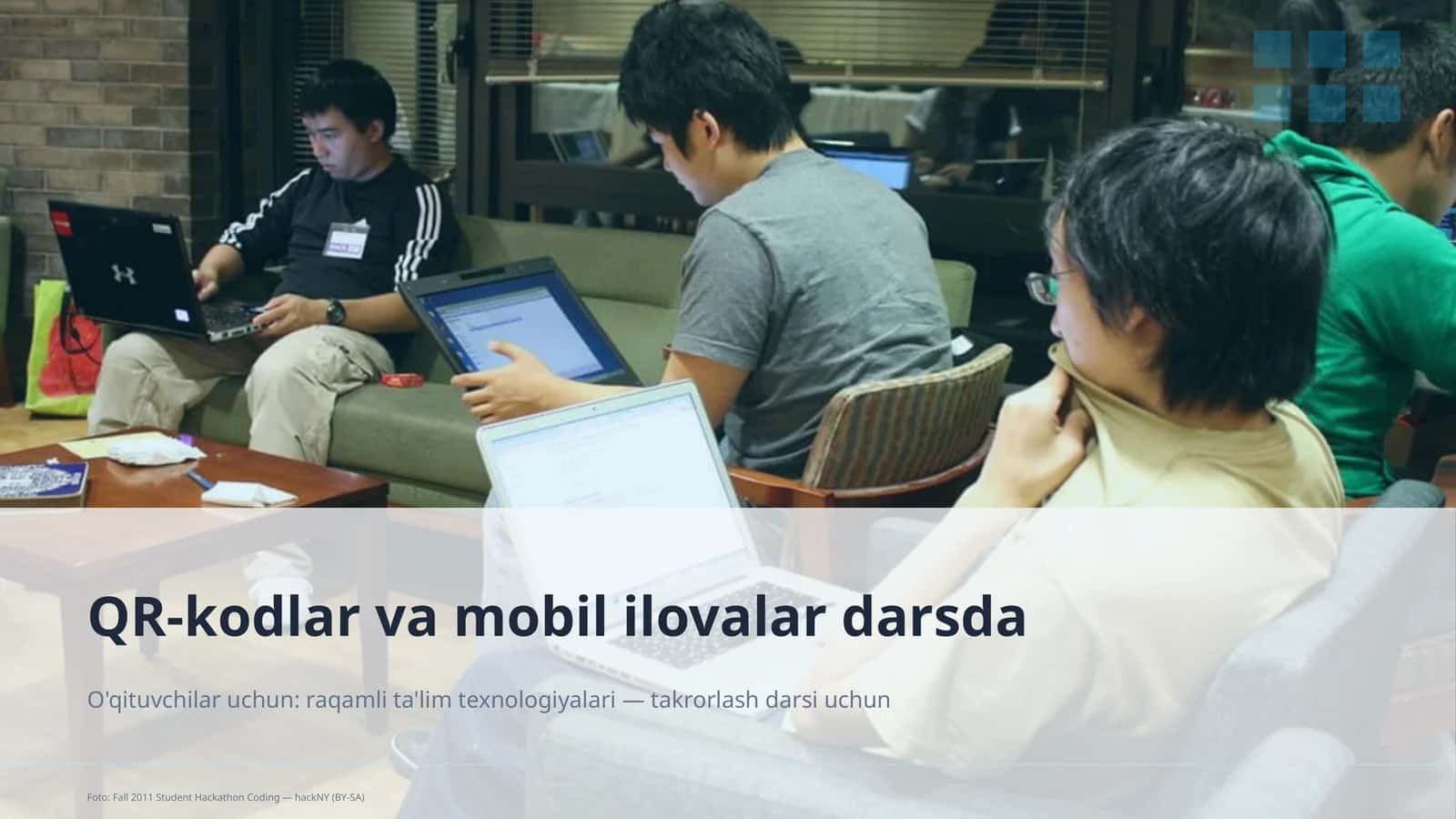 QR-kodlar va mobil ilovalar darsda 1