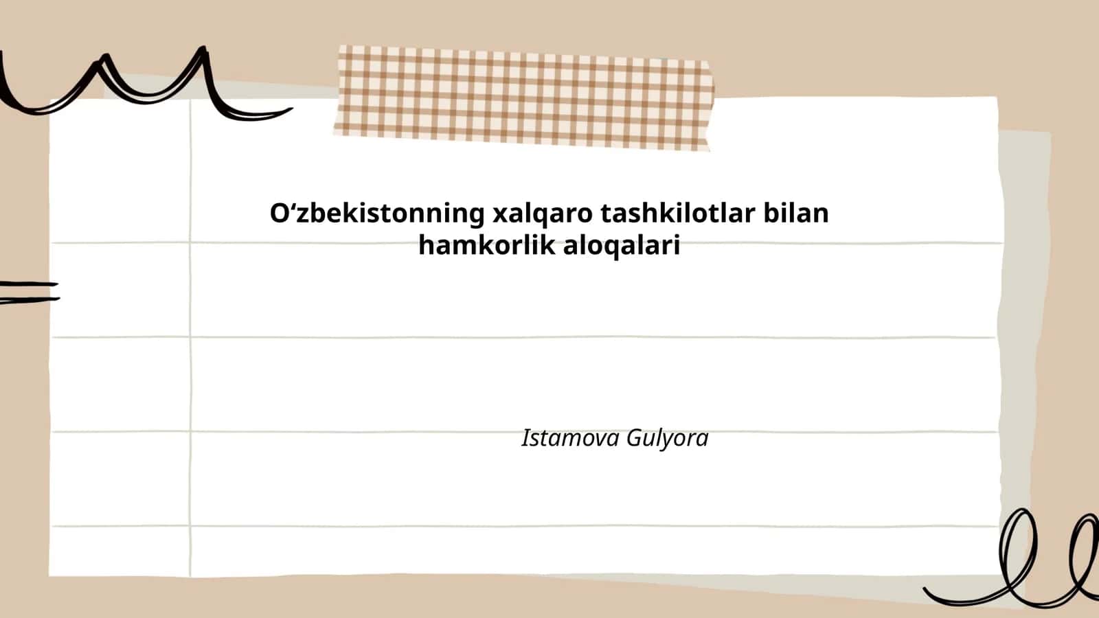 Oʻzbekiston va BMT hamkorligi 1