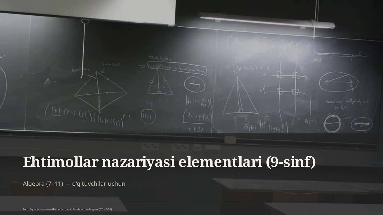 Ehtimollar nazariyasi elementlari 1