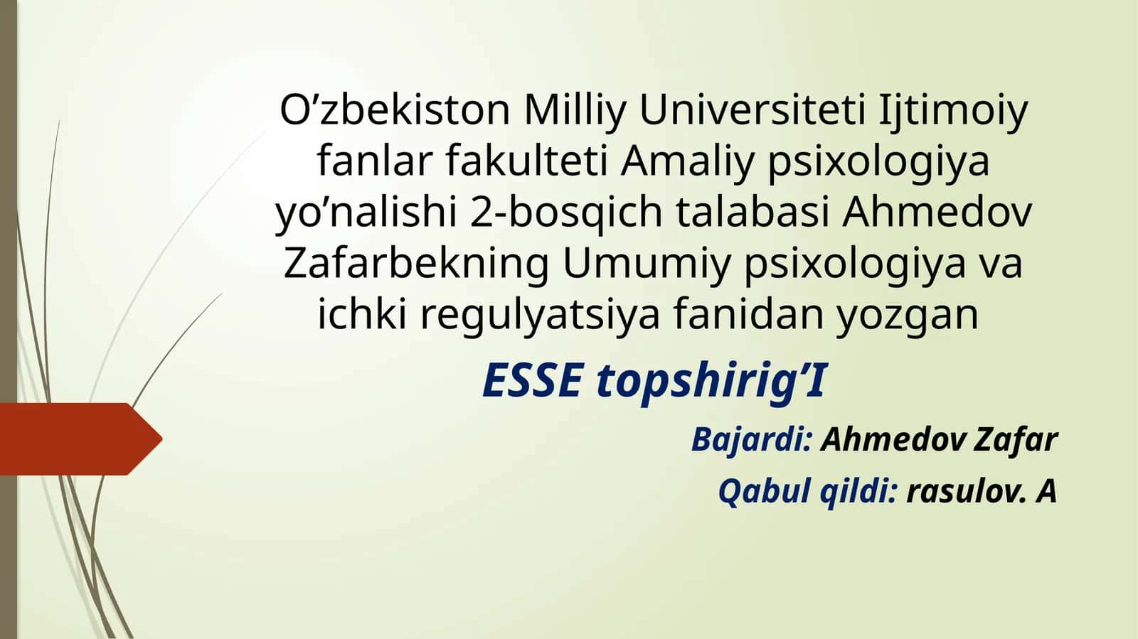 Emotsiya haqida 1