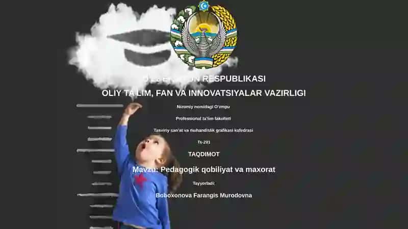 Pedagogik qobiliyat va maxorat