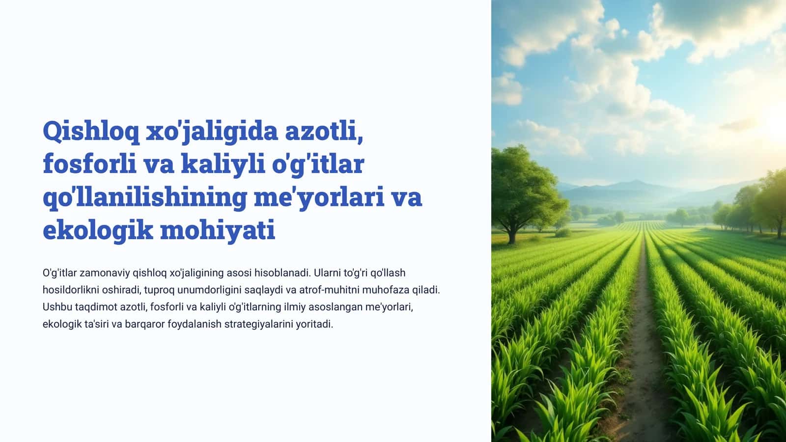 O'g'itlarning ahamiyati 1