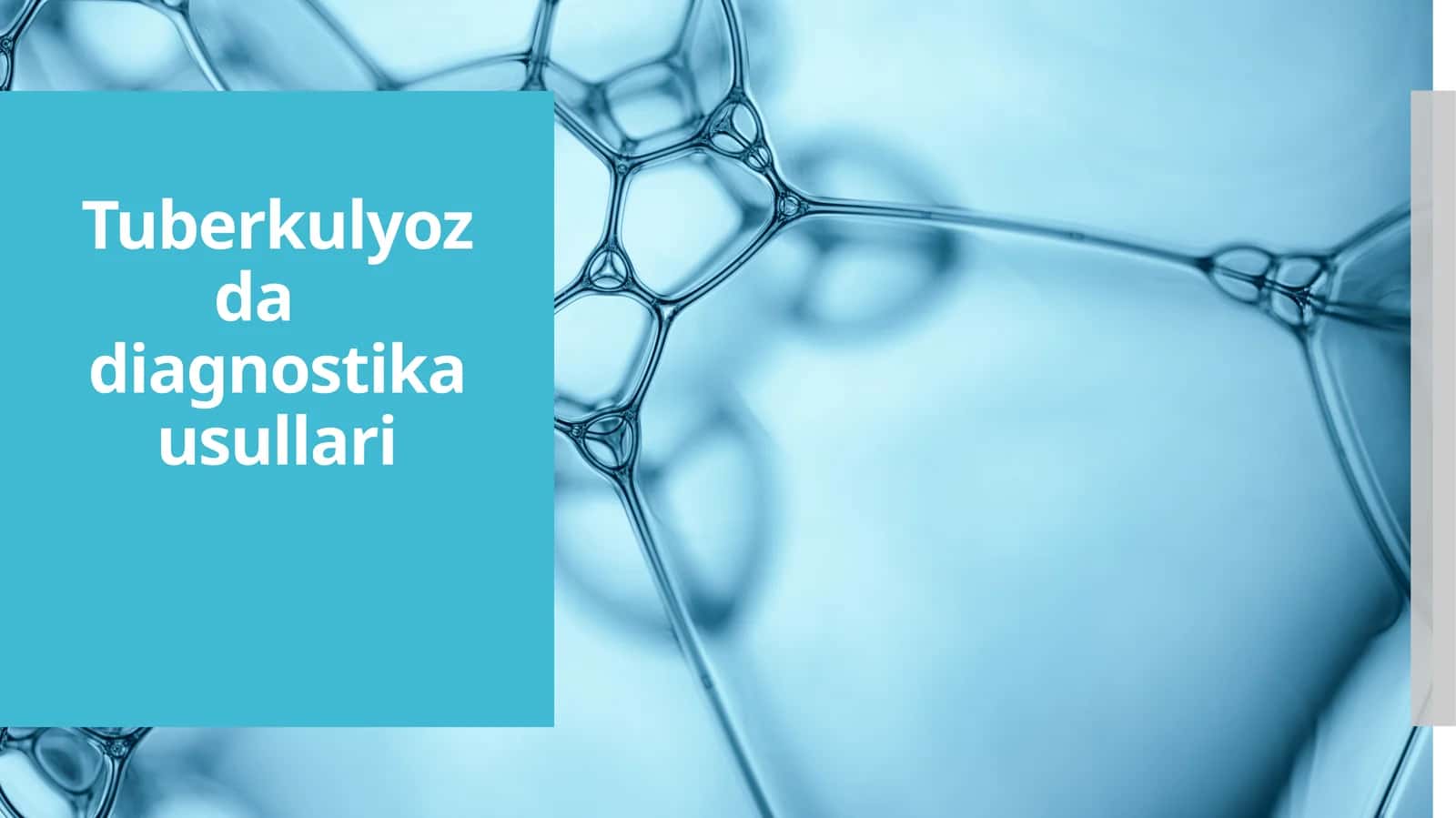 Tuberkulyozda diagnostika usullari 1