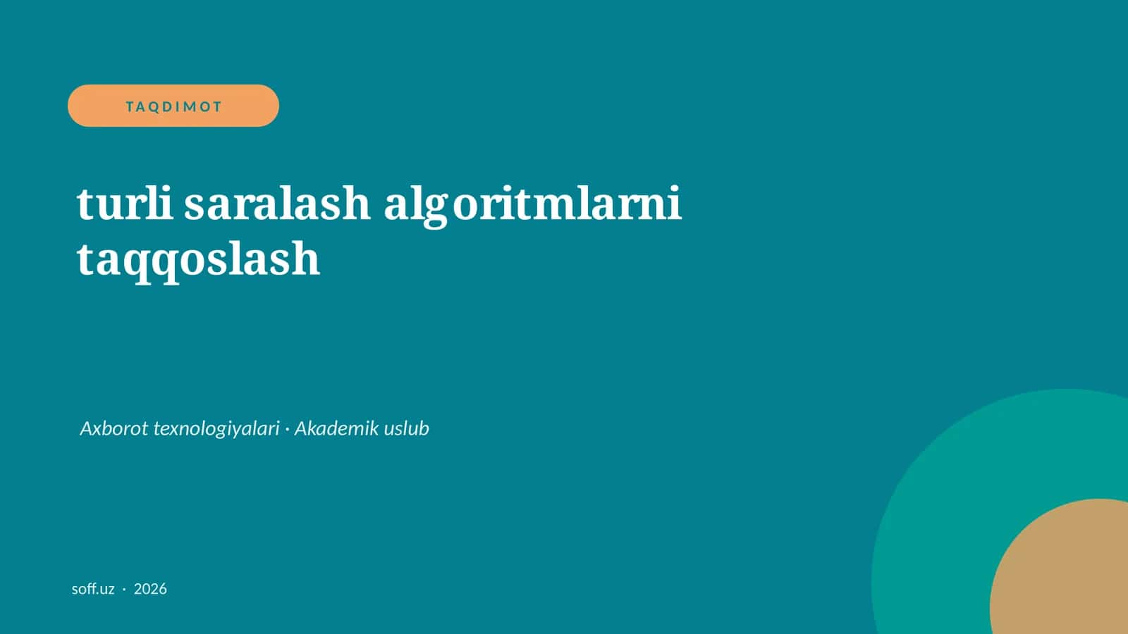 Taqdimot 1