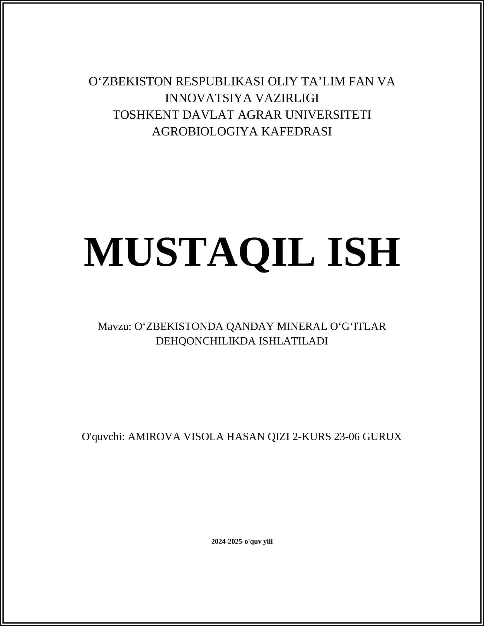 Azotli oʻgʻitlar 1