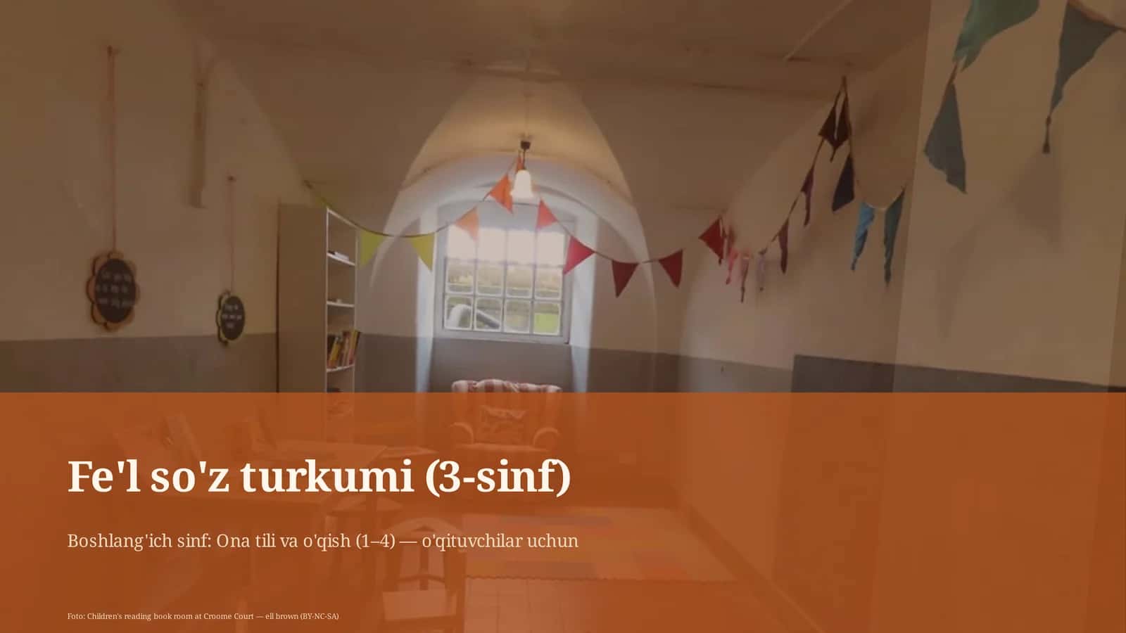 Fe'l so'z turkumi (3-sinf) 1