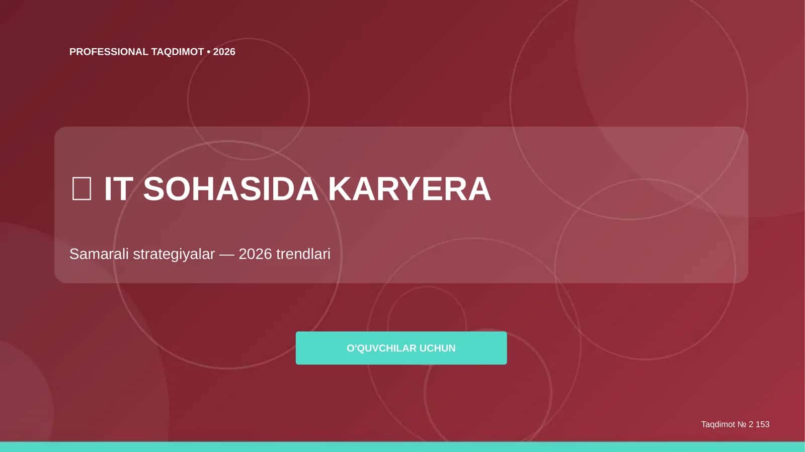 IT sohasida karyera: samarali strategiyalar (2026 trendlari) 1