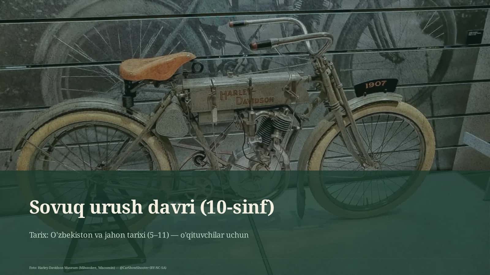 Sovuq urush davri (10-sinf) 1