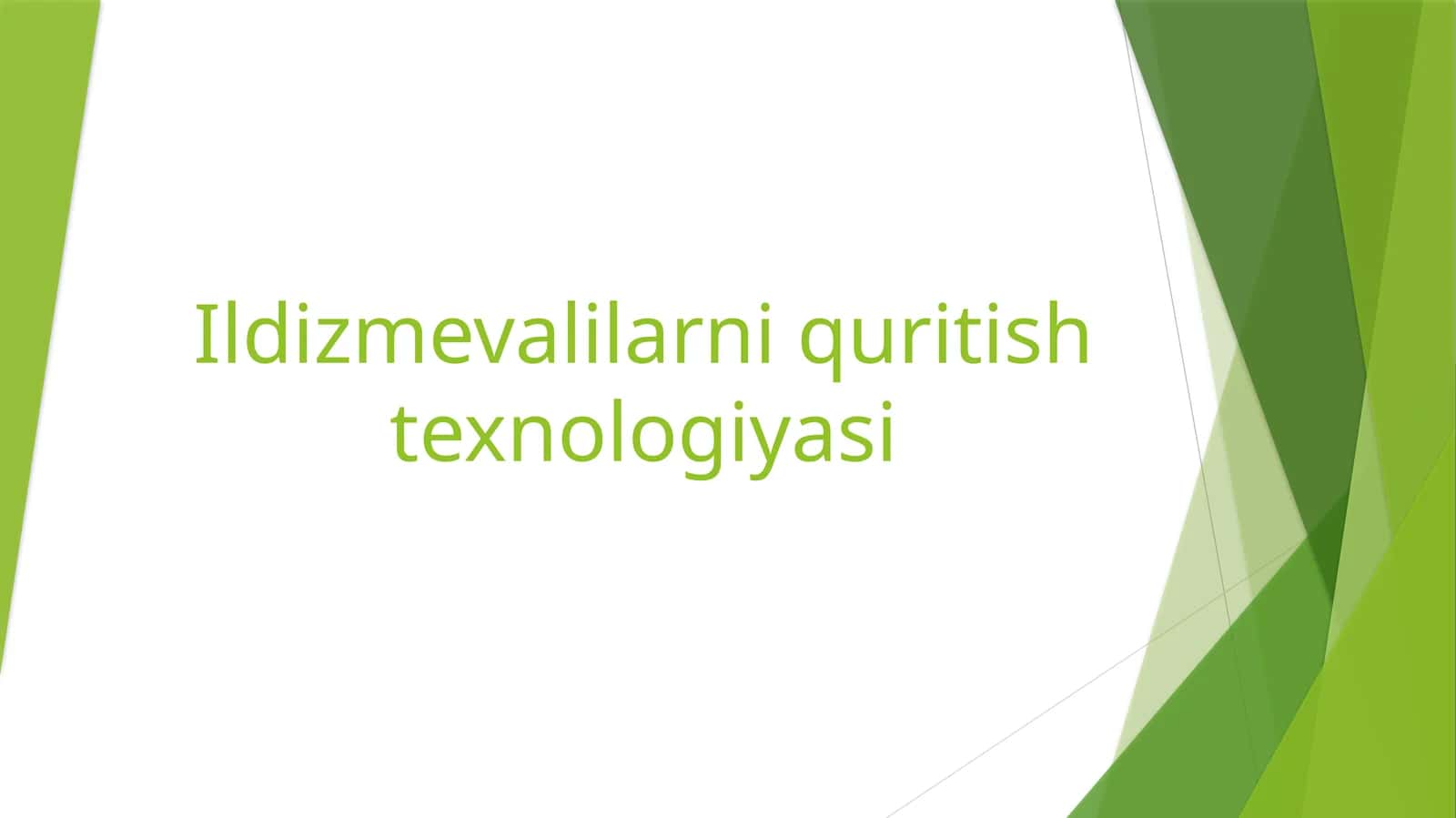 Ildizmevalilarni quritish texnologiyasi 1