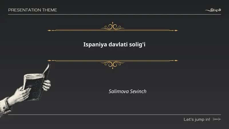 Ispaniya davlati solig'i 1