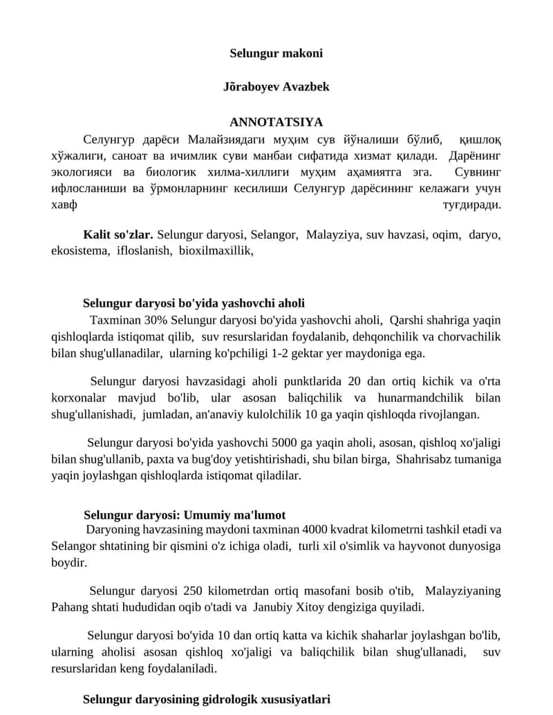 Selungur daryosi 1