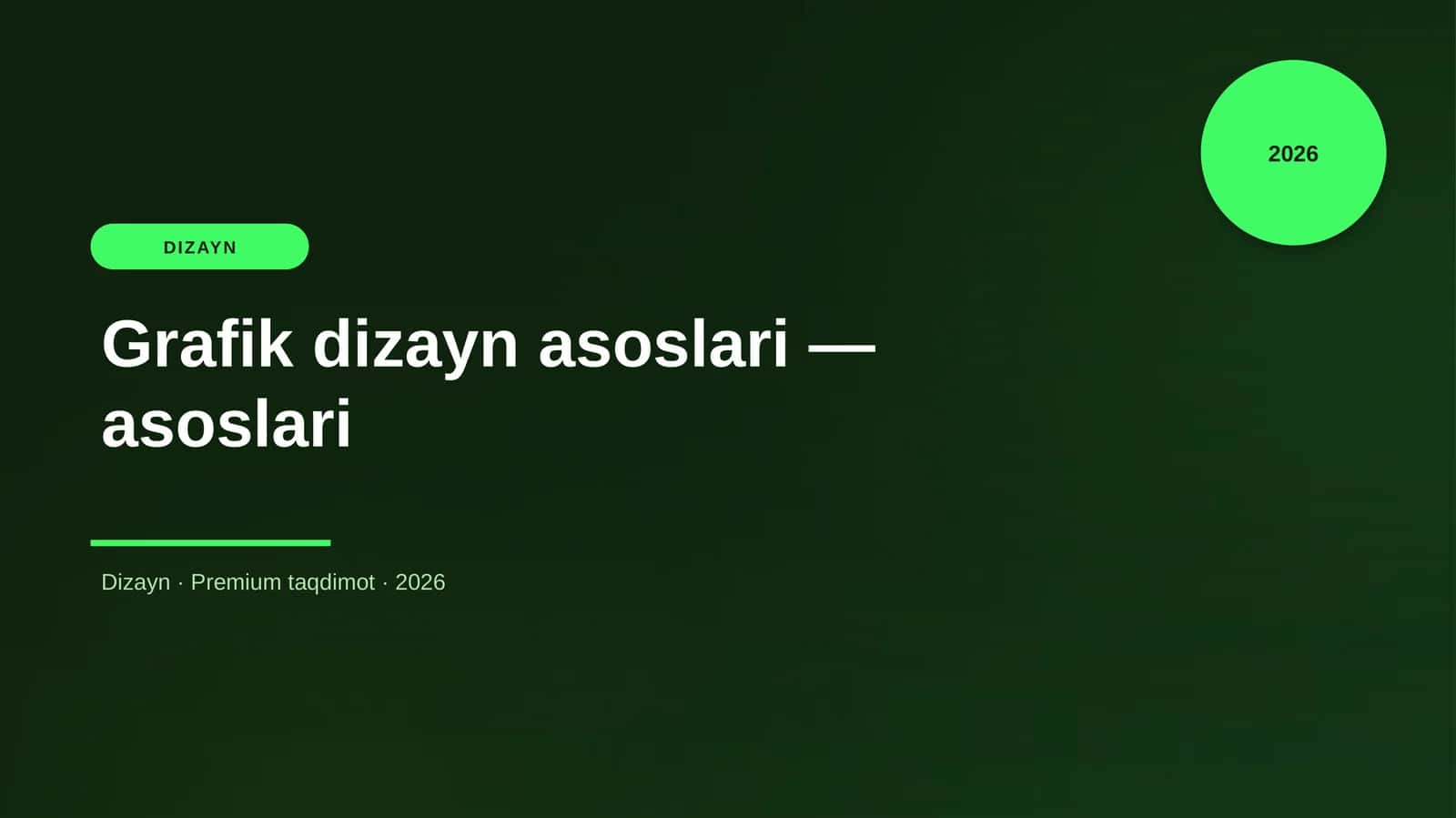 Grafik dizayn asoslari — asoslari 1