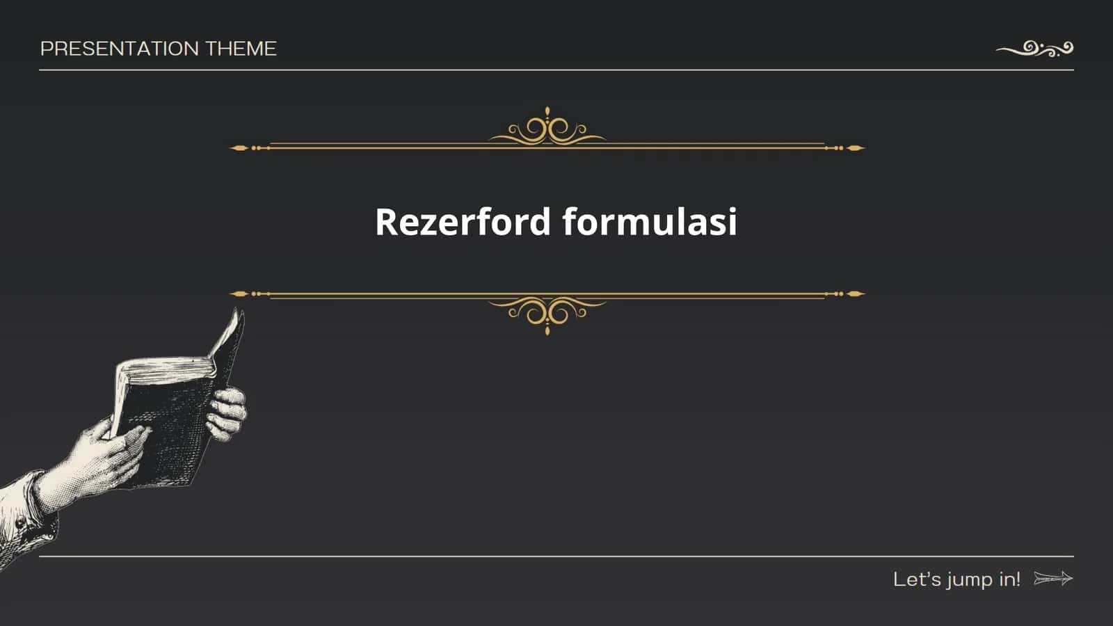 Rezerford formulasi 1