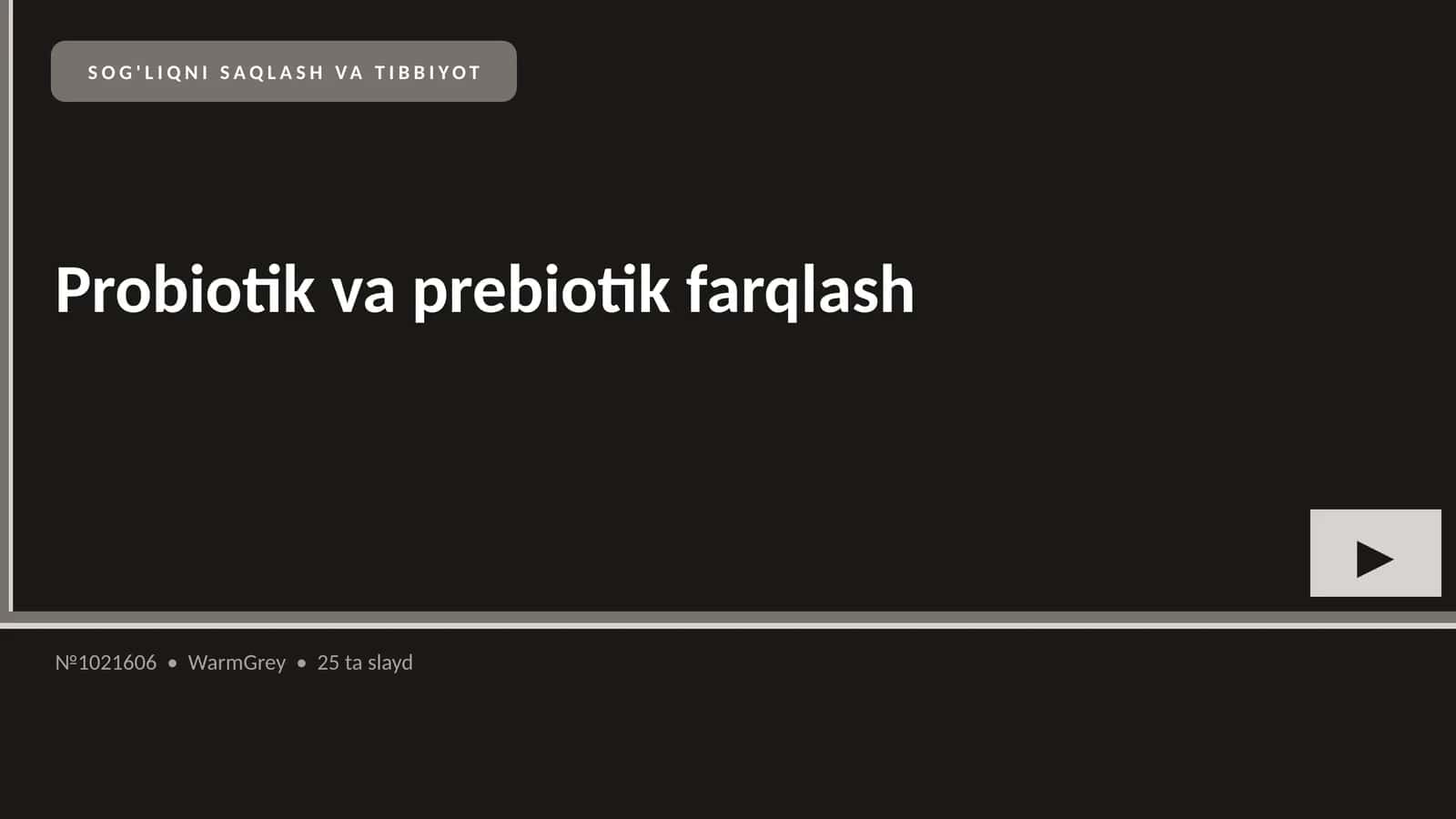 Probiotik va prebiotik farqlash 1