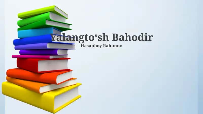 Yalangtoʻsh Bahodir 1