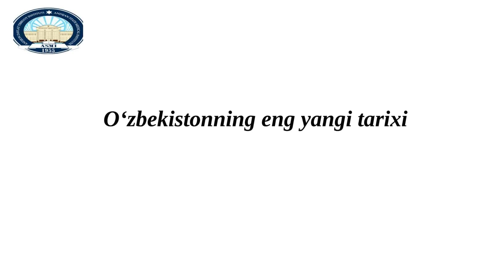 Oʻzbekiston tarixi "Oʻzbekistonda mustaqillik gʻoyalari" 1
