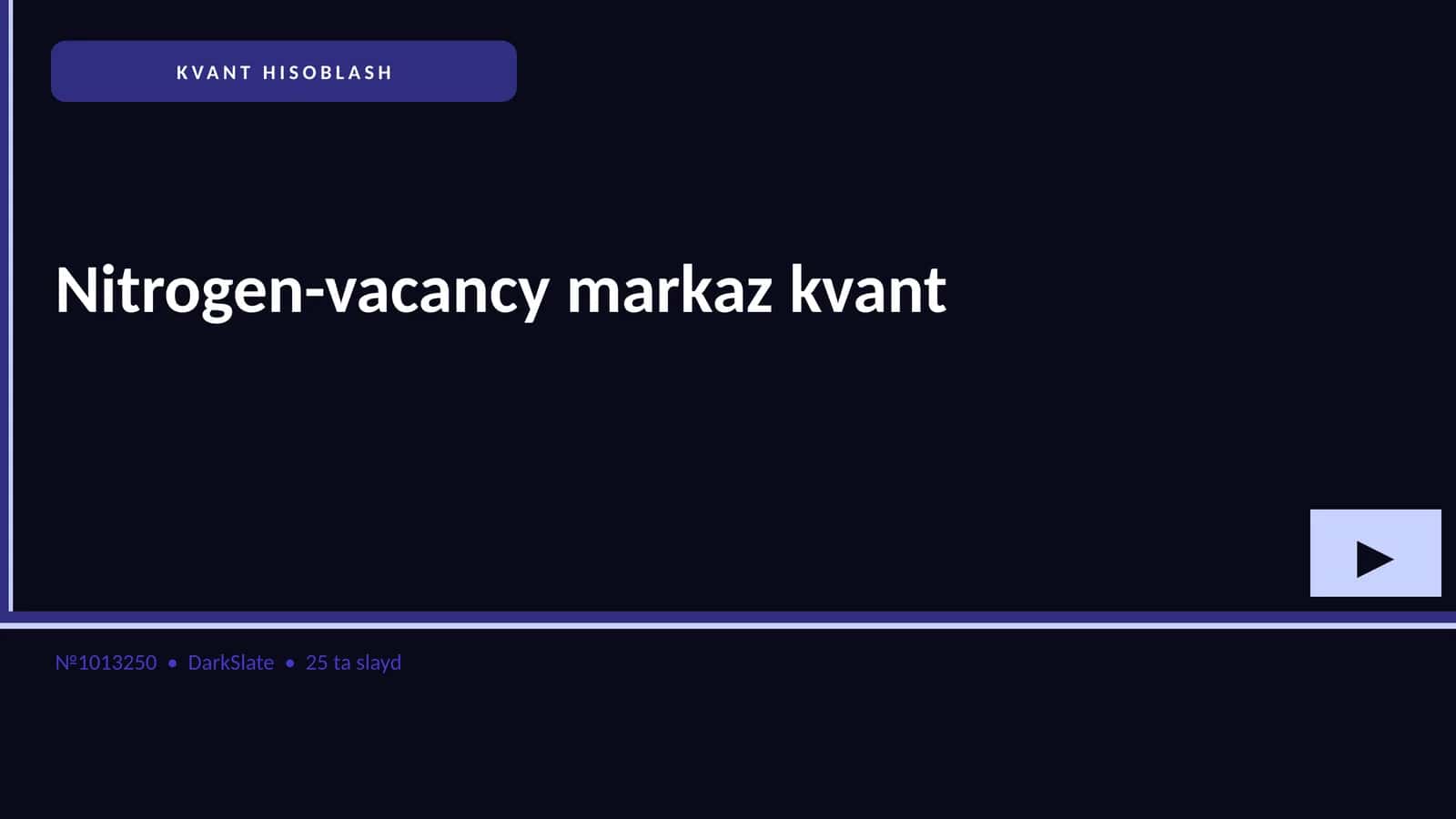 KVANT HISOBLASH 1