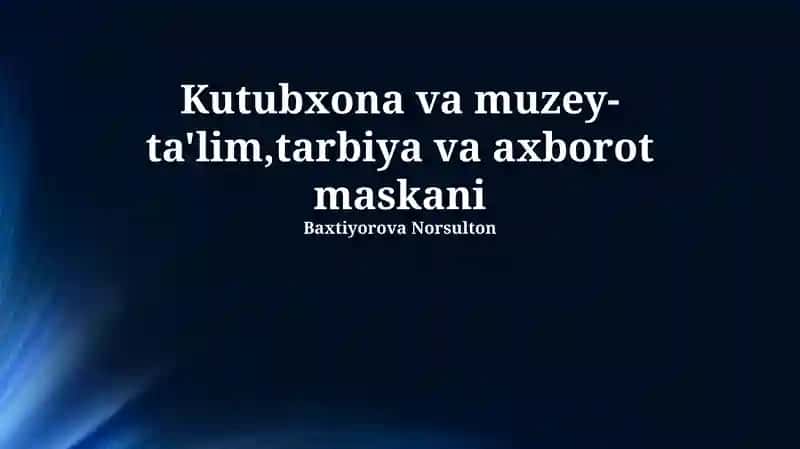 Interaktiv muzey eksponatlari
