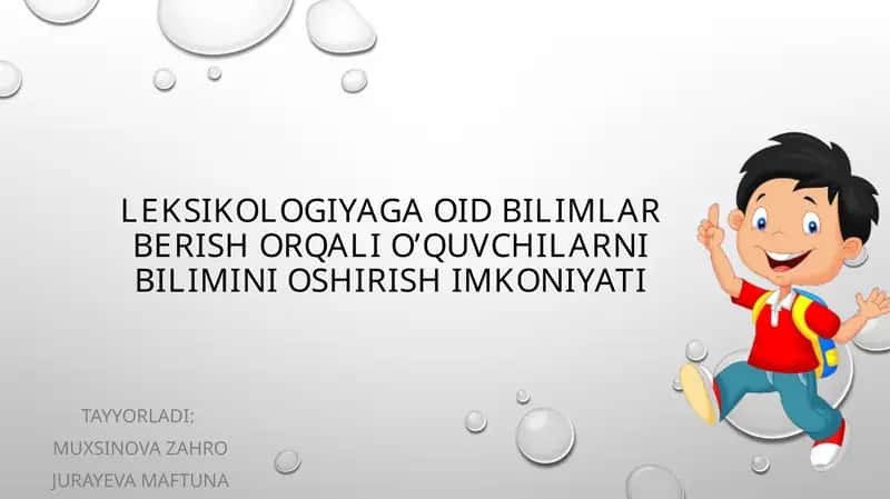 LEKSIKOLOGIYA 1