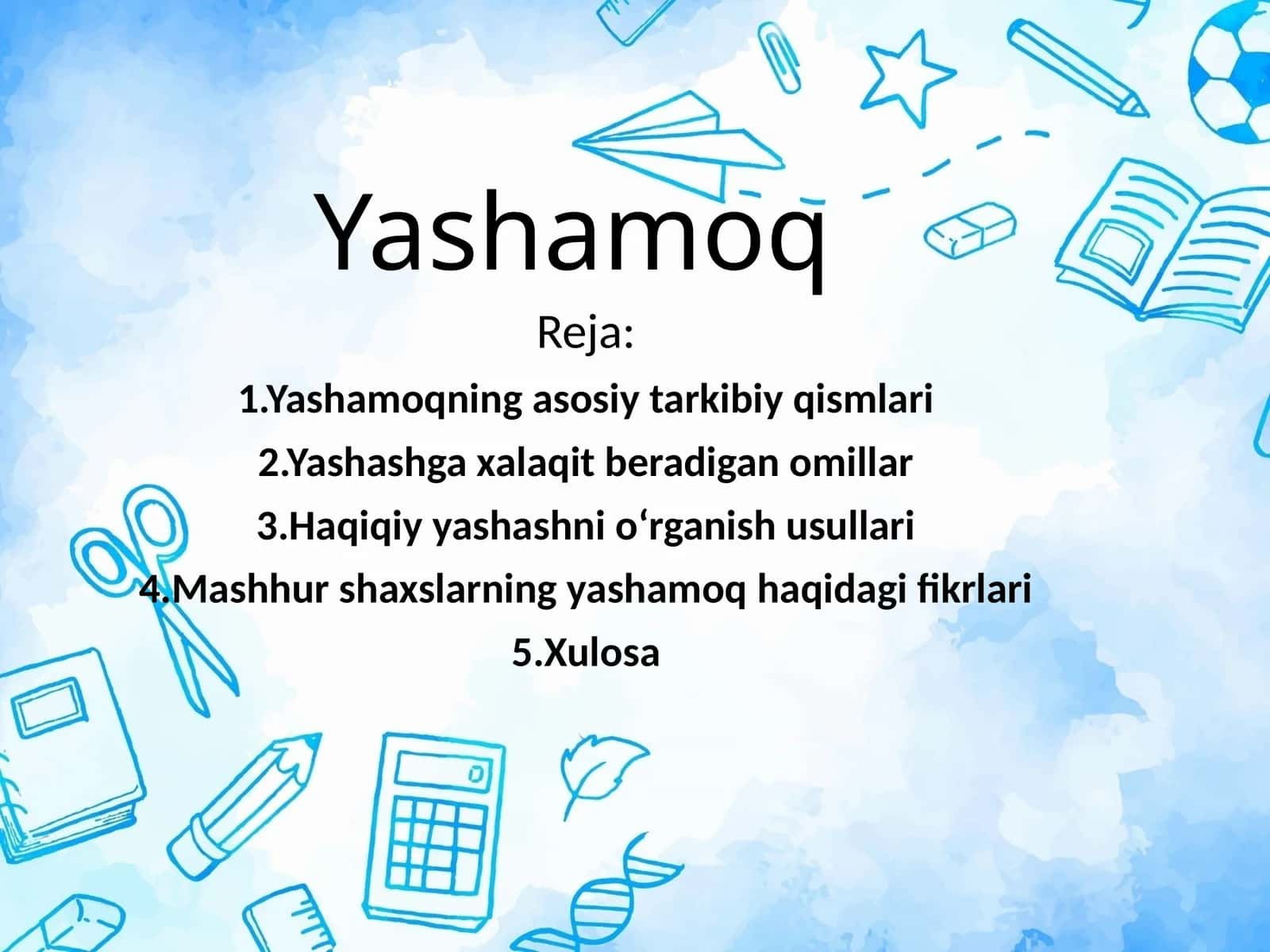 Yashamoq 1