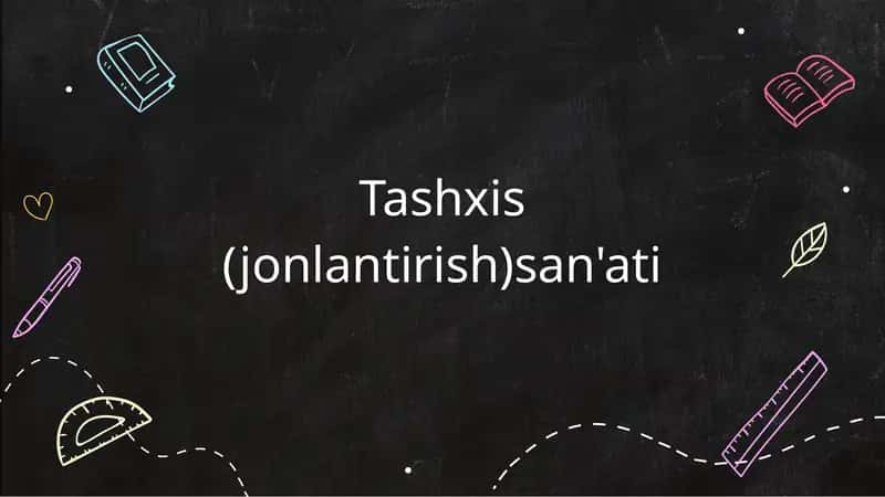 Tashxis (jonlantirish)san'ati 1