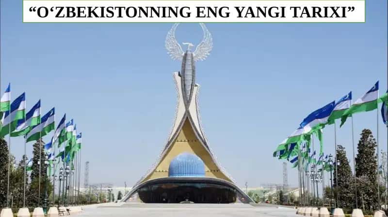 OʻZBEKISTONNING ENG YANGI TARIXI 1