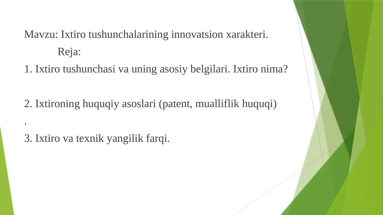 Ixtirot va innovatsiya 1